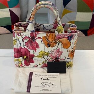 Prada Canapa - Floral Multicolor